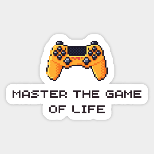 Pixel Prodigy: Master the Game of Life Sticker